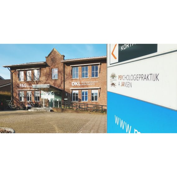 Ingang Psychologiepraktijk A. Jansen Koninginneweg 1 Zwijndrecht